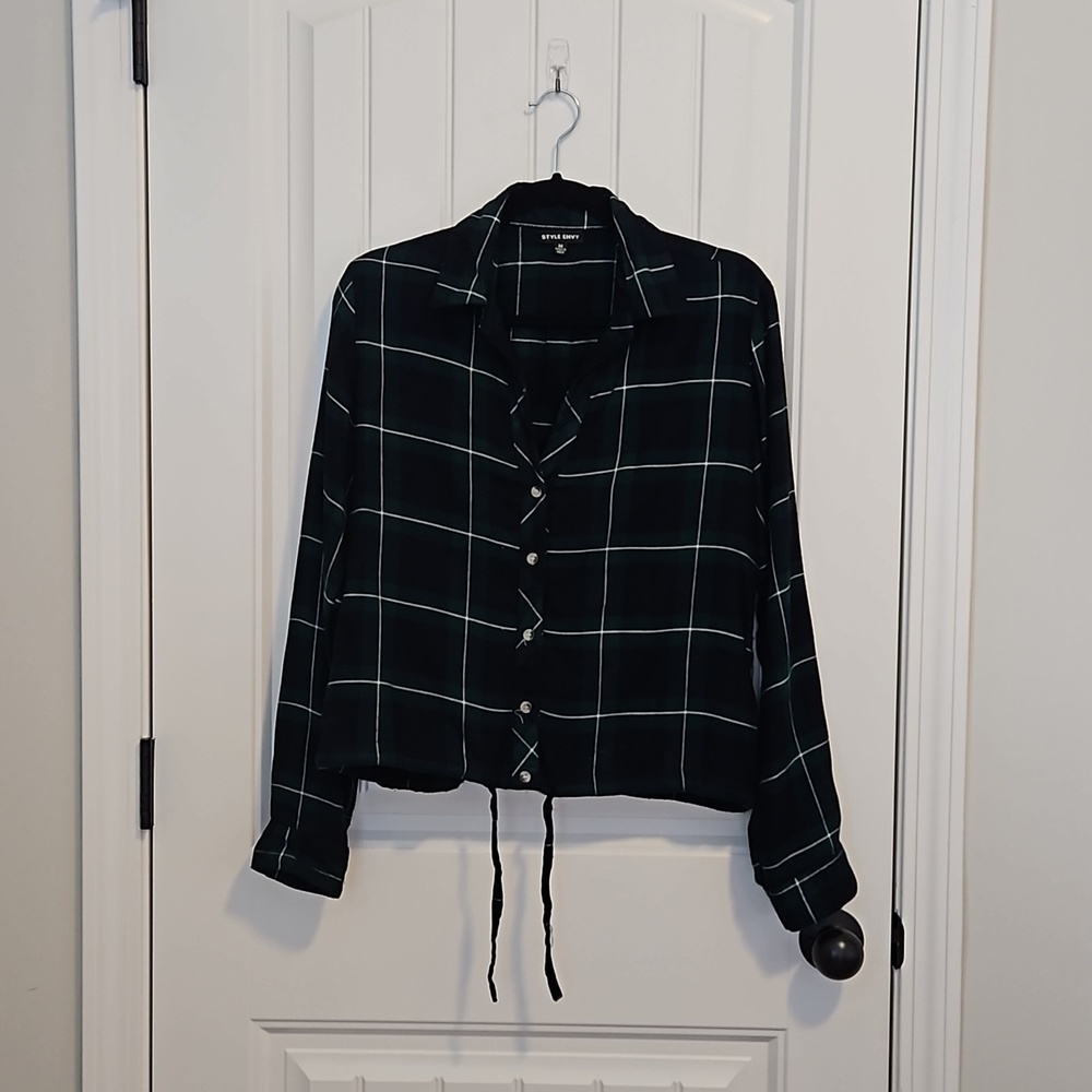 Green Women's Flannel Size M